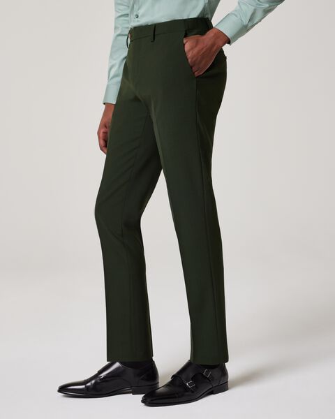 Slim Stretch Wool Blend Tailored Pant